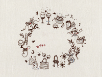 クリスマスバラエティリース